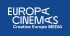 EUROPACINEMAS CREATIVE Logo_White Blue Background